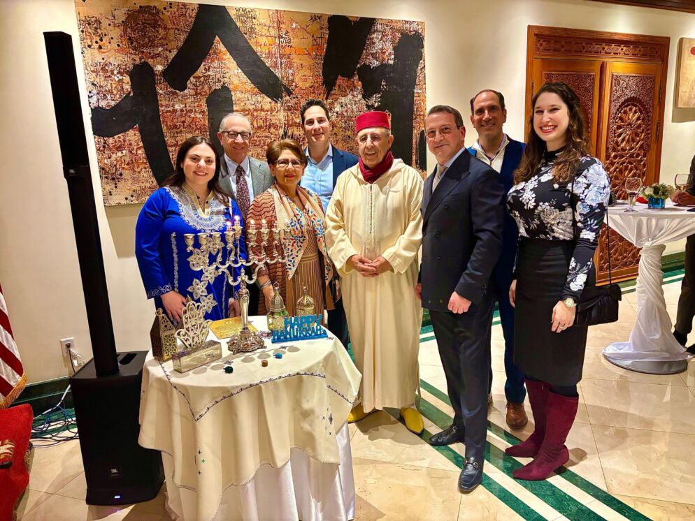 Magen David Sephardic Congregation Celebrates Chanukah at Moroccan Embassy