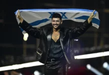 Israel’s Noam Bettan Places Second Behind Bulgaria at Eurovision Noam Bettan, representing Israel, arrives on stage for the final of the Eurovision Song Contest 2026 at Wiener Stadthalle in Vienna on May 16.