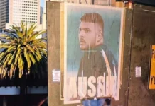 A poster in Melbourne, Australia, shows Naveed Akram, the 24-year-old shooting suspect in the Dec. 14, 2025, Chanukah massacre on Bondi Beach