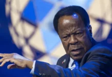 Leo Terrell, chair of the U.S. Justice Department’s task force on Jew-hatred, speaks during a conference against antisemitism in Jerusalem, Jan. 26, 2026.