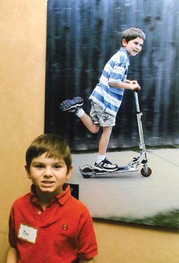 Max Decko, now 15, is pictured here as a child when he was recognized by Easter Seals for his extraordinary achievements.