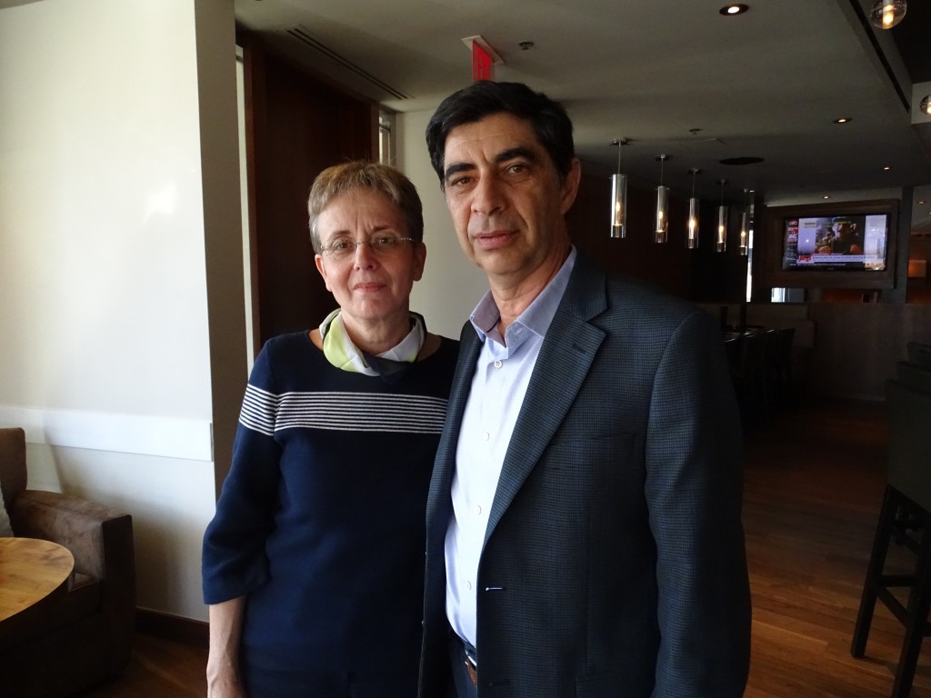 Simha and Leah Goldin came to Washington, D.C., last week to win support for their efforts to obtain their son’s body, which is being held by Hamas. Photo by Suzanne Pollak 