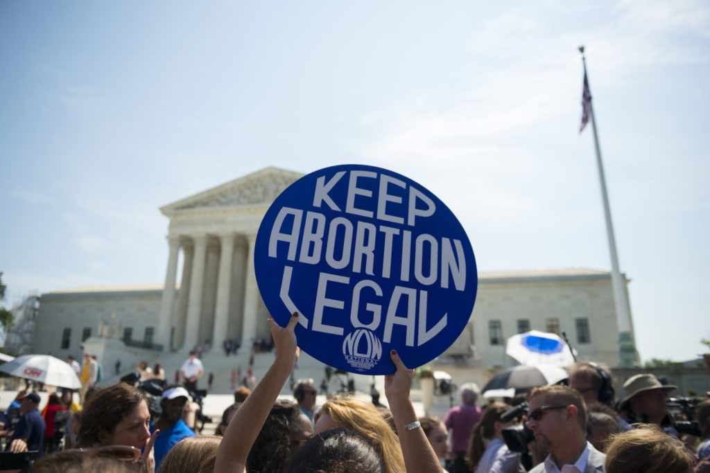 Keep abortion legal sign at Supreme Court