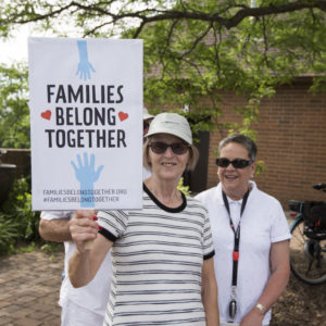 A protest in 2018 against the Trump administration’s policy of separating immigrant parents from their children.