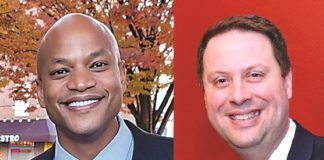 From left: Gubernatorial candidates Wes Moore and Dan Cox