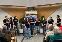 Temple Rodef Shalom Welcomed UMD Jewish A Cappella Group Kol Sasson